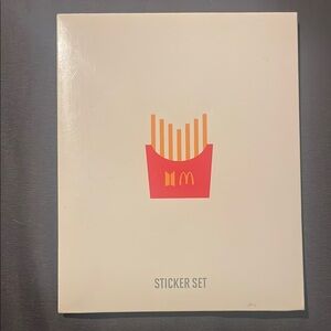 BTS X McDonalds Collab NEW Unopened Sticker Set